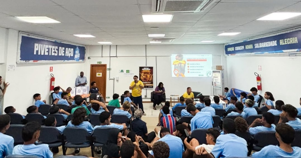 Bahia orienta atletas da base sobre prevenção a crimes sexuais virtuais