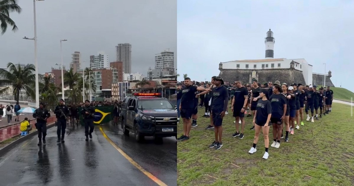 Corrida na orla da Barra reúne cerca de 1.500 pessoas em Salvador