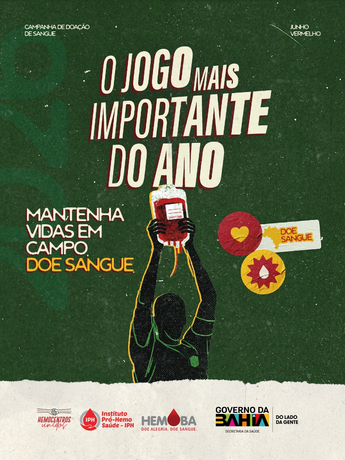 Baixa nos estoques de sangue mobiliza campanha de doação
