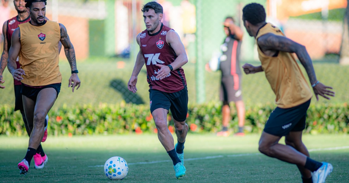 Vitória fecha preparação para reencontro com o Vasco no Barradão